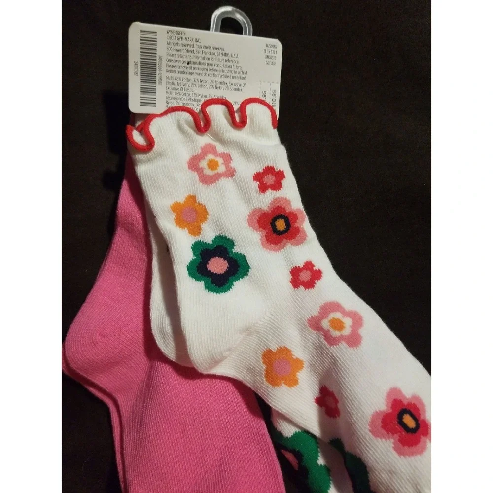 Gymboree smart little‎ lady socks 3 4 nwt